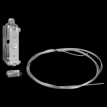  Etrier univ.et cable acier 3 m 