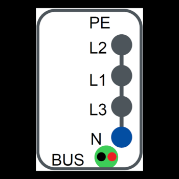  connect.dr.16A L2+N+PE+bus 1m 