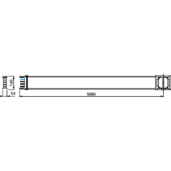  lm.dr.400A 5m 3L+N+PE transp 