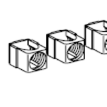  3 bornes alu 95mm NSX250 
