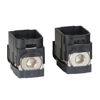  2 bornes alu 185mm NSX250 