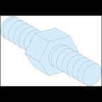  4 Entretoise hexagonale M5 H9 
