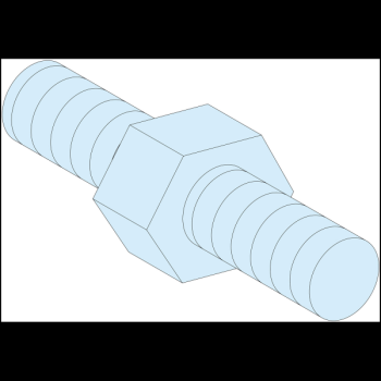  4 Entretoise hexagonale M5 H9 