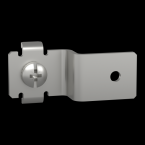  2 Pattes de fixation rail H15 
