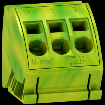  Bloc terre conn. rapide 3x16 