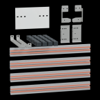  Liais.transf.hor.MTZ1 4P 1600A 