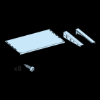  Auvent cof/arm IP55 L600 