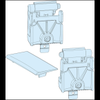  2 kits pivotement plastron 