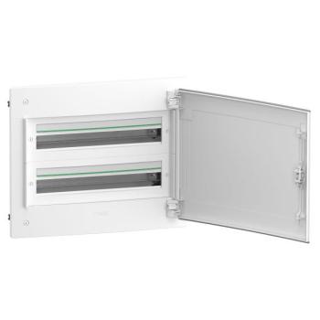  Coffret encastr�s plast 2R 24M 