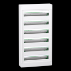  Coffret saillie plast. 6R 24M 