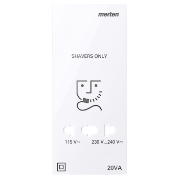  Enjo prise rasoir - Blanc 