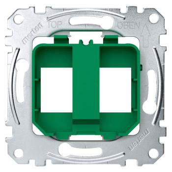  M�ca RJ45x2 Keystone vert 