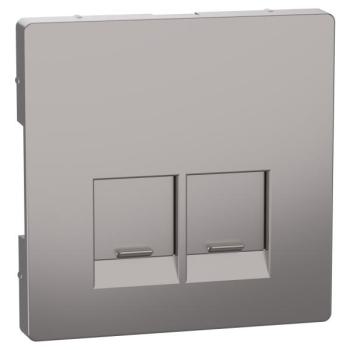  Enjo simple RJ45x2 nickel 