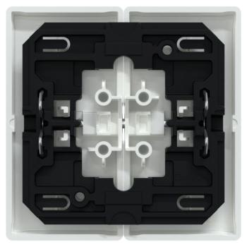  Enjoliveur double blanc lotus 