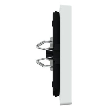  Enjoliveur double blanc lotus 