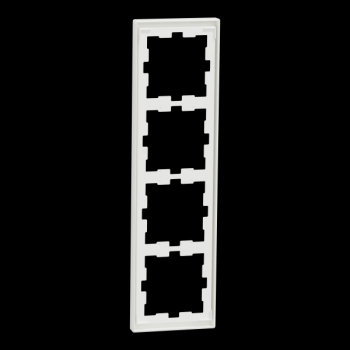  Cadre de finition blanc mat4 
