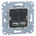  M�ca dble chargeur USB A+A 