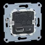  Mca dble chargeur USB A+C 