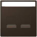 Enjo RJ45 porte-tiq mocca 