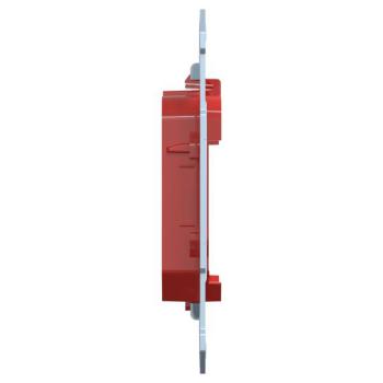  M�ca RJ45x2 Keystone rouge 