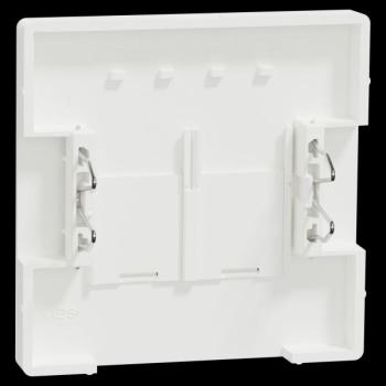  Enjo simple RJ45x2 blanc mat 