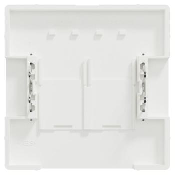  Enjo simple RJ45x2 blanc mat 