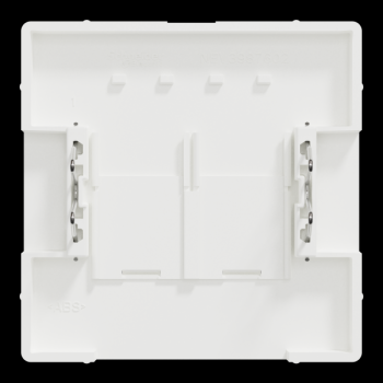  Enjo simple RJ45x2 blanc mat 