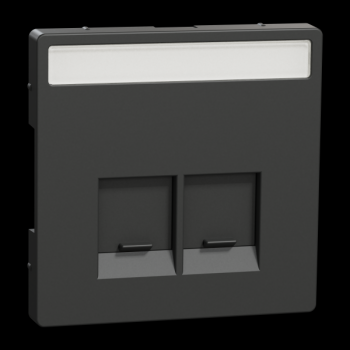  Enjo tiquette RJ45x2 anthra 