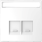  Enjo tiquette RJ45x2 lotus 