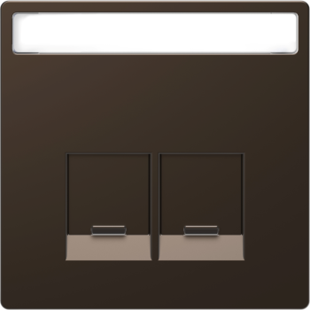  Enjo tiquette RJ45x2 mocca 