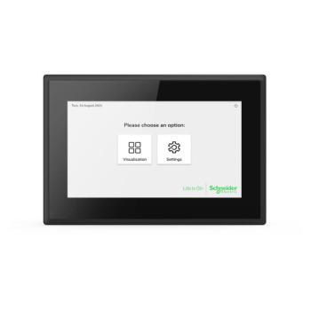  SpaceLogic KNX Ecran IP 7 Noir 