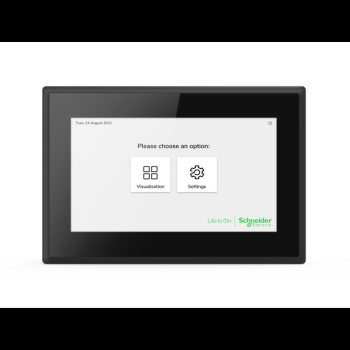  SpaceLogic KNX Ecran IP 7 Noir 