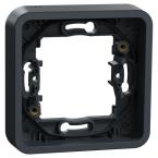  Cadre 1 poste gris encastr� 