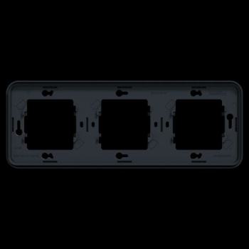  Cadre 3P gris horizon encastr� 