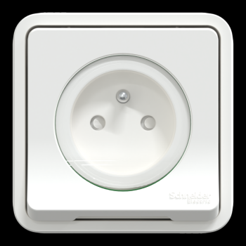  PC 2P+T BLANC CPLT ENCASTRE 