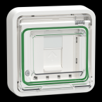  MUR RJ45 Cat6ASTP BLANC 