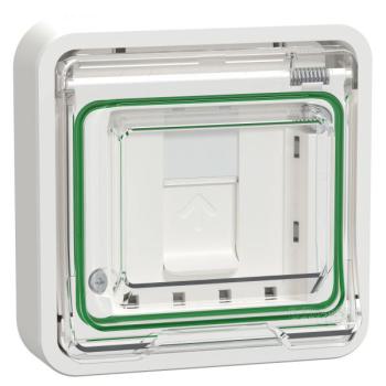  MUR RJ45 Cat6ASTP BLANC 