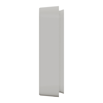  Cadre 2P blanc horizo encastr 