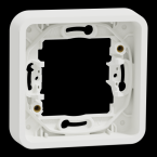  Cadre 1 poste blanc encastr 