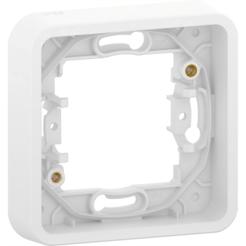  Cadre 1 poste blanc encastr 