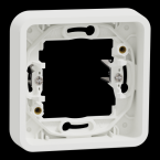  Cadre 1 poste  griffes blanc 