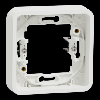  Cadre 1 poste  griffes blanc 