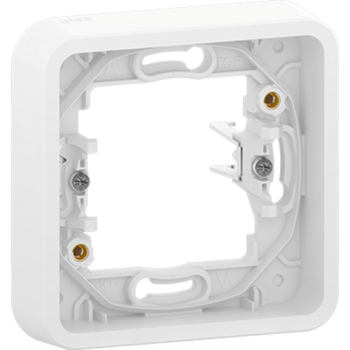  Cadre 1 poste  griffes blanc 