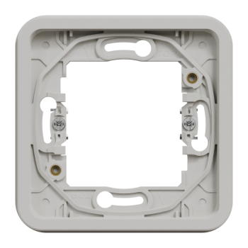  Cadre 1 poste  griffes blanc 