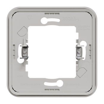  Cadre 1 poste  griffes blanc 