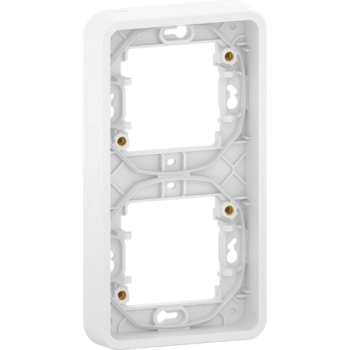  Cadre 2P blanc vertic encastr 