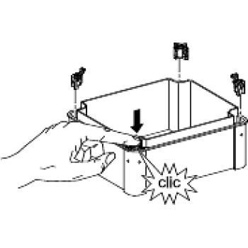  2 CHARNIER HT20 RAL7035 