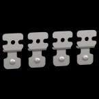  4 PATTES FIX.ACIER COFF. 