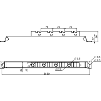  SUPP.BAR.VERTIC.3200A 400 
