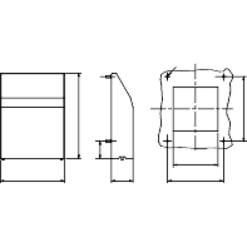  CAPOT IP55ALUZC D.223X223 